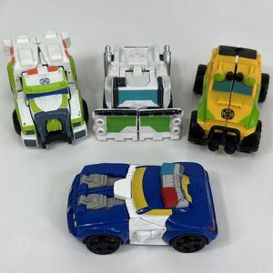 Transformers Playskool Heroes Rescue Bots Lot Bumblebe Chase Police Medix Arctic